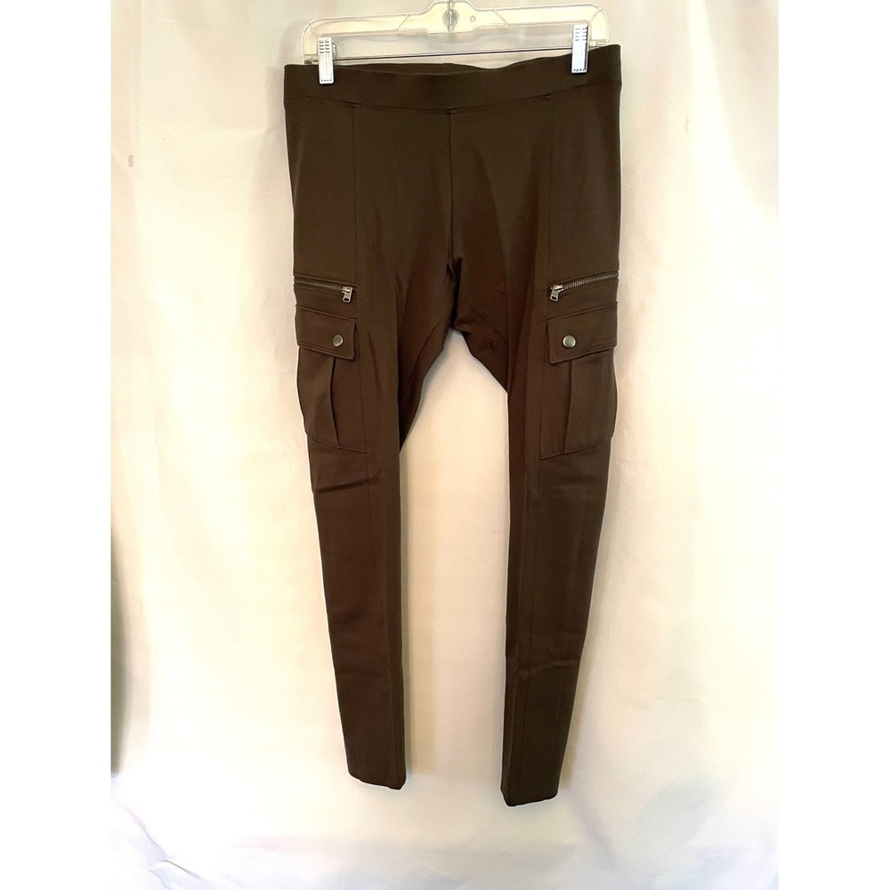 Express Slim Cargo Women's Pants - Brown/Olive